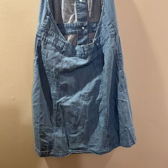 Free People Sami Point Collar Mini Denim Dress - Picture 9 of 13